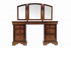 Baker Normandie Dressing Table with Triple Mirror.