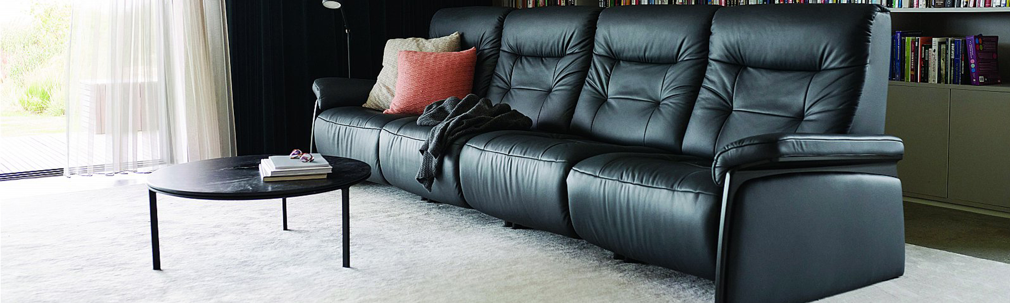 Leather 4 Seater Sofas