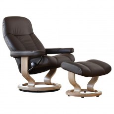 Stressless Consul Large Recliner with Stool