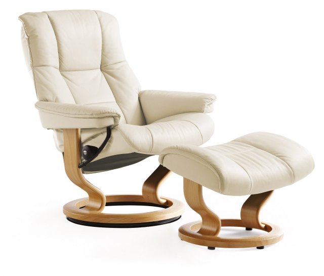 Stressless Stressless Mayfair Small Classic Recliner with Stool SPECIAL OFFER