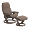 Stressless Stressless Consul Small Recliner with Stool SPECIAL OFFER