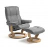 Stressless Stressless Mayfair Small Classic Recliner with Stool SPECIAL OFFER